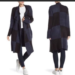 Joseph A Shawl Collar/Funnel Collar Button Down Coat - Size Large